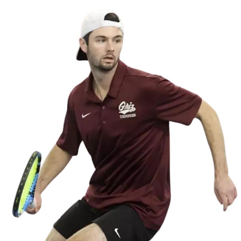 Chase Bartlett playing tennis